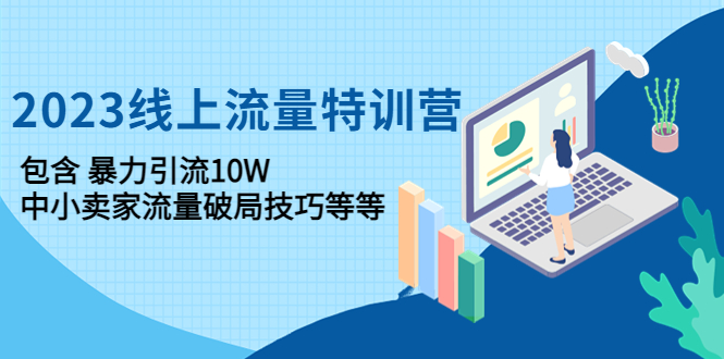 2023线上流量特训营：包含暴力引流10W+中小卖家流量破局技巧等等-1950项目|专注资源教程分享