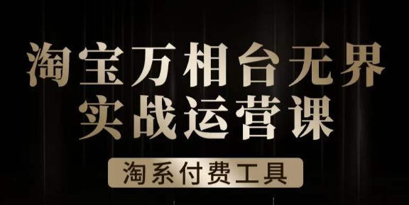 沧海·淘系万相台无界实战运营课，万相台无界实操全案例解析-1950项目|专注资源教程分享